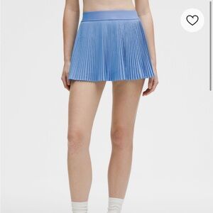 lululemon athletica varsity high rise pleated tennis skirt